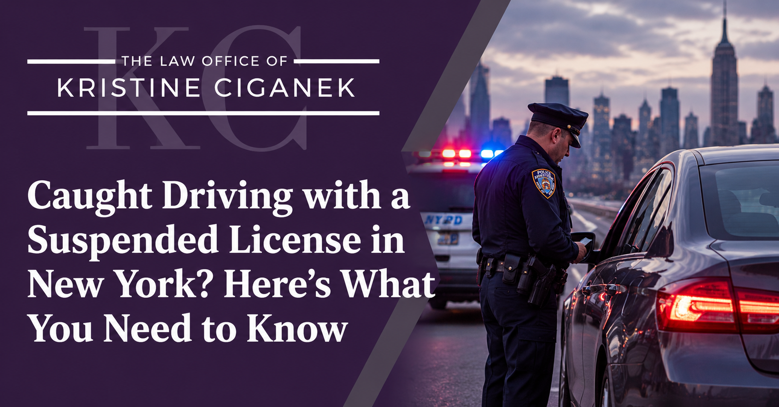 Caught Driving with a Suspended License in New York